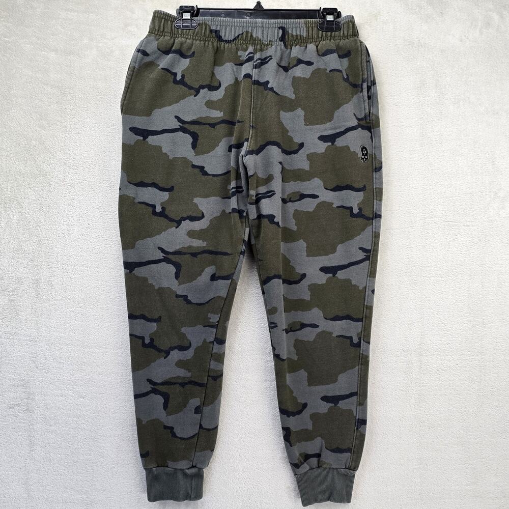 Zero Foxtrot Joggers Mens Medium Camo Fleece Sweatpants Drawstring